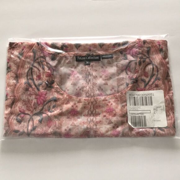 Tolani Collection Regular Printed Woven Caftan Tunic - Picture 6 of 8